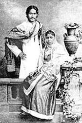 Rabindranath & his wife