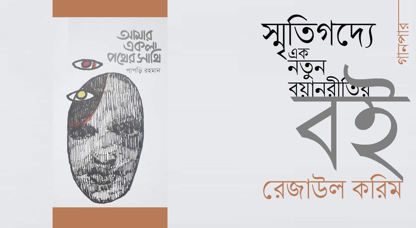 স্মৃতিগদ্যে এক নতুন বয়ানরীতির বই || রেজাউল করিম
