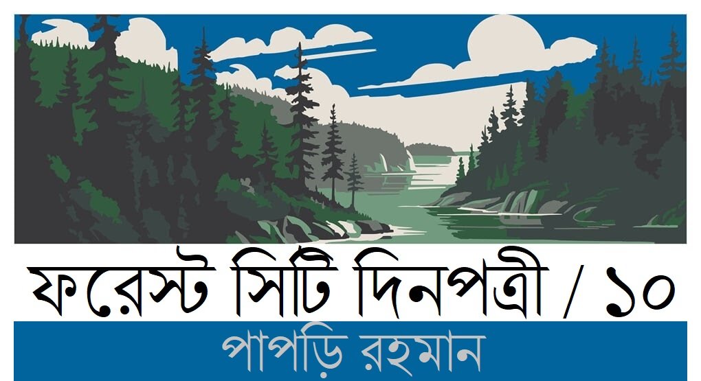 ফরেস্ট সিটি দিনপত্রী / ১০ || পাপড়ি রহমান